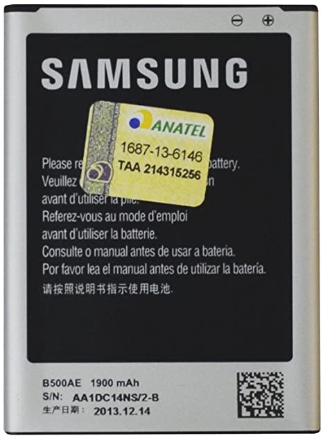  - Baterias - SAMSUNG     Cod. BATERIA S4 MINI B500AE
